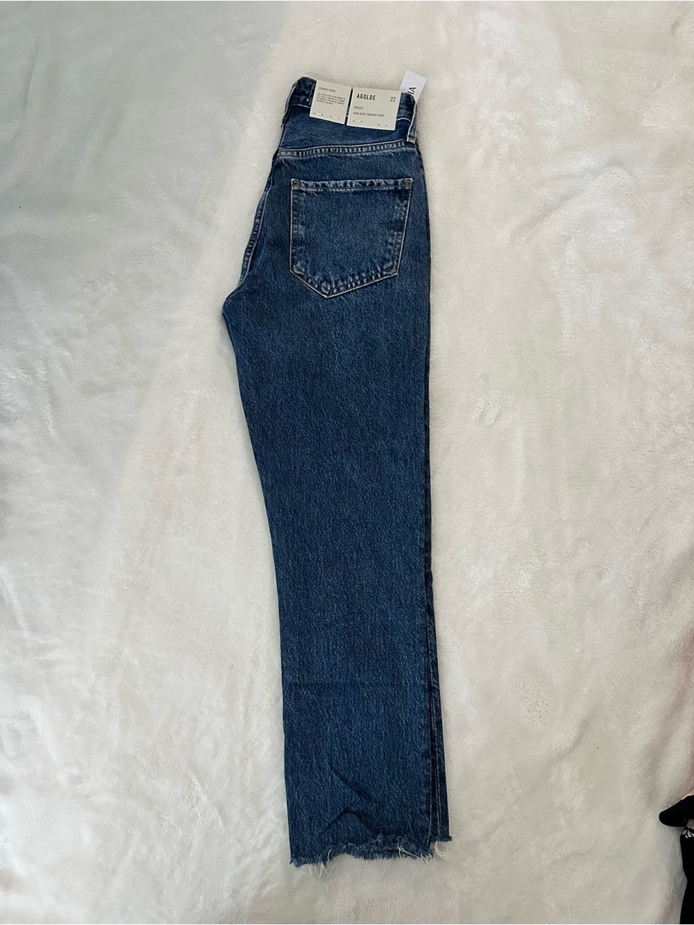 Agolde Women's Riley High Rise Straight Crop Jeans